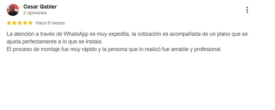 Reseña de cliente 5